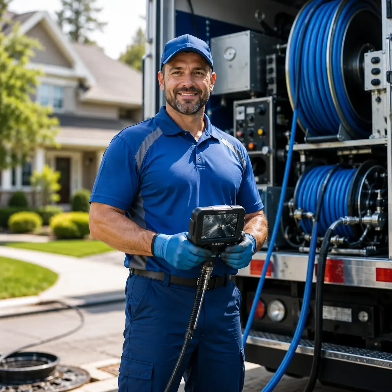 Local outdoor drain cleaning specialists in Trafalgar, IN